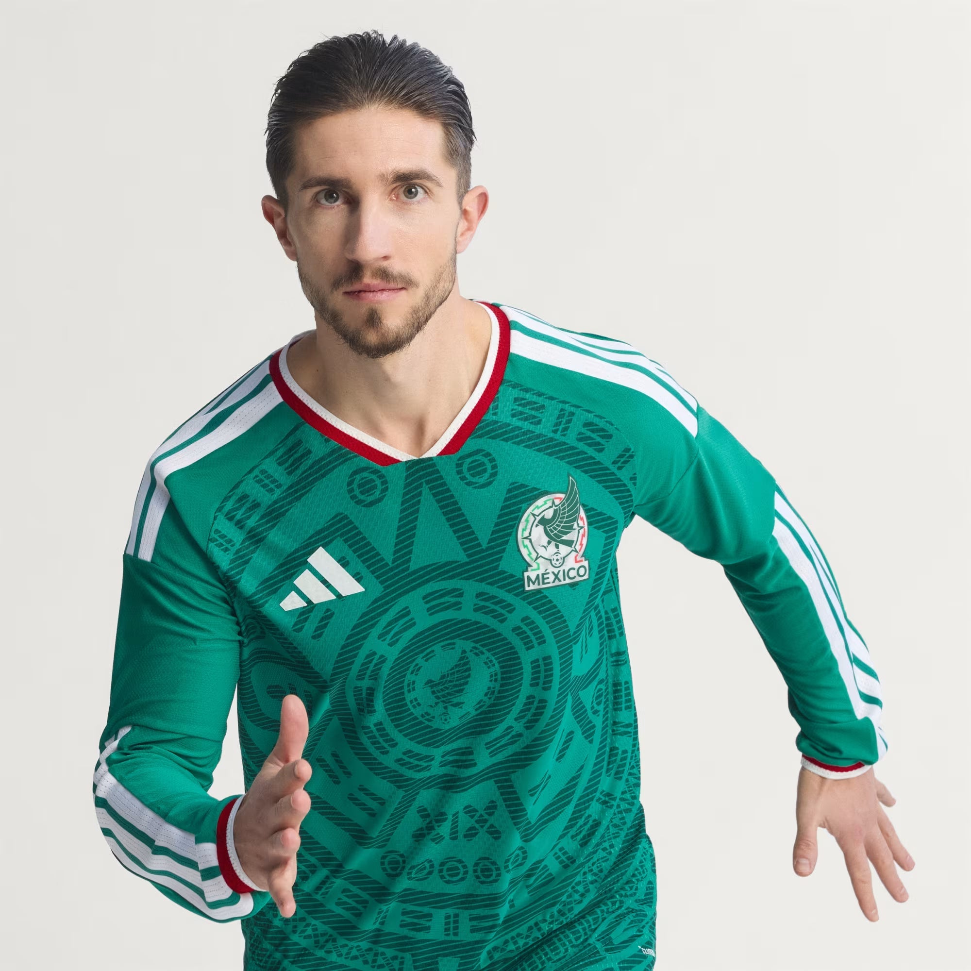 Mexico Home Long Sleeve Shirt 2026 World Cup (Player Version)