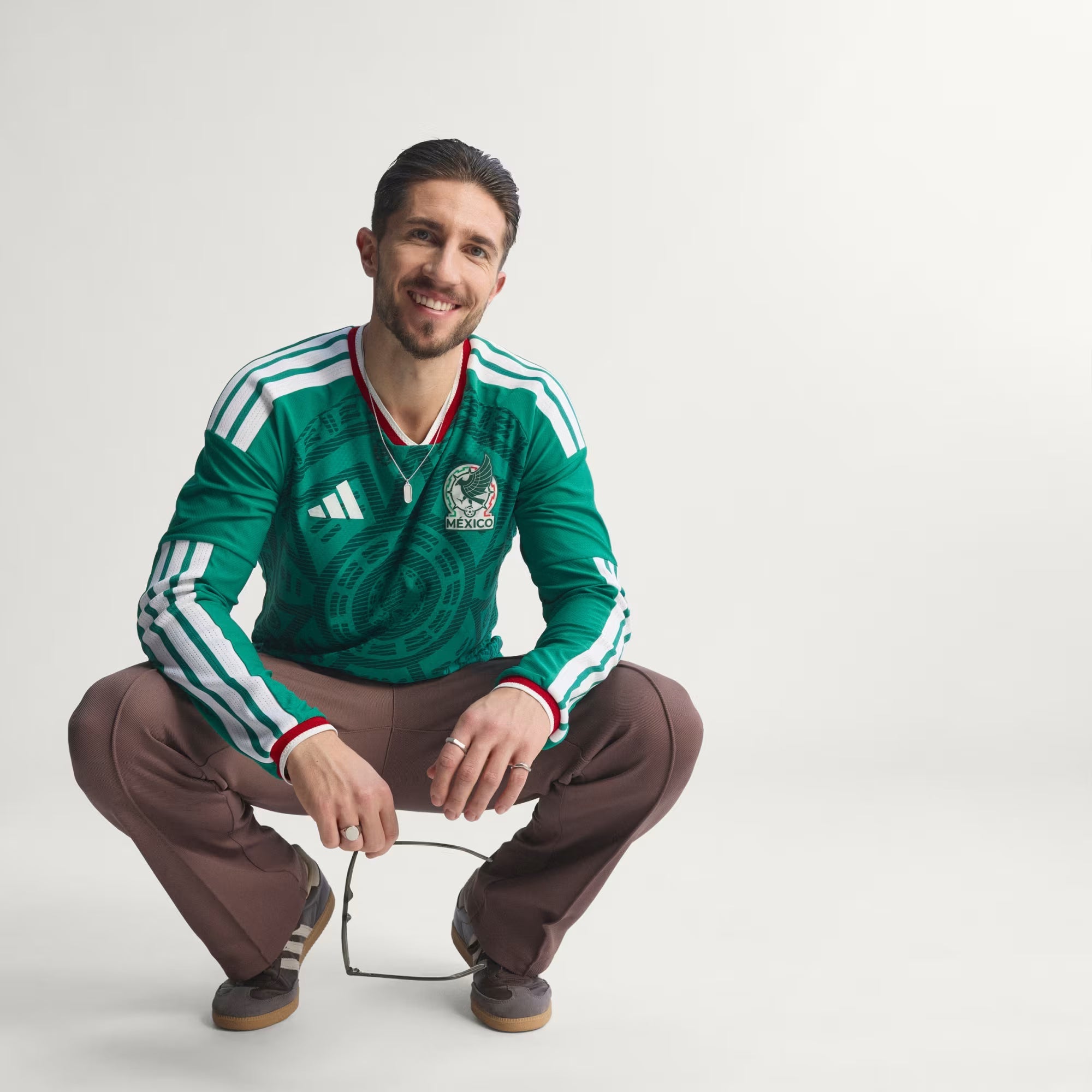 Mexico Home Long Sleeve Shirt 2026 World Cup (Player Version)