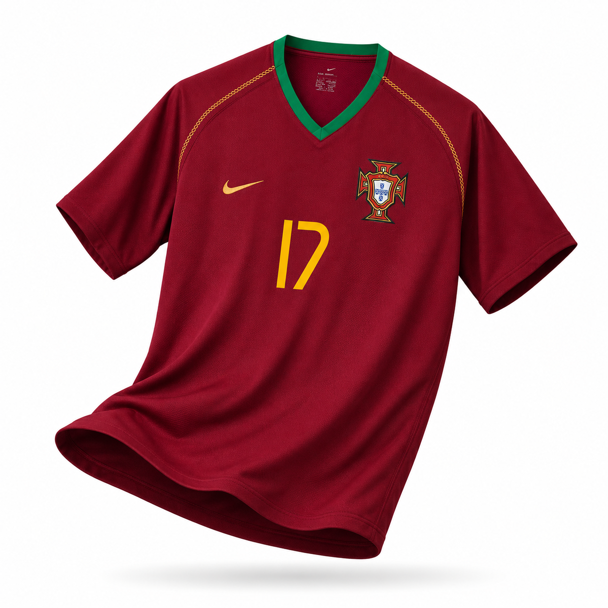 Portugal shirt Ronaldo's first World Cup 2006 #17