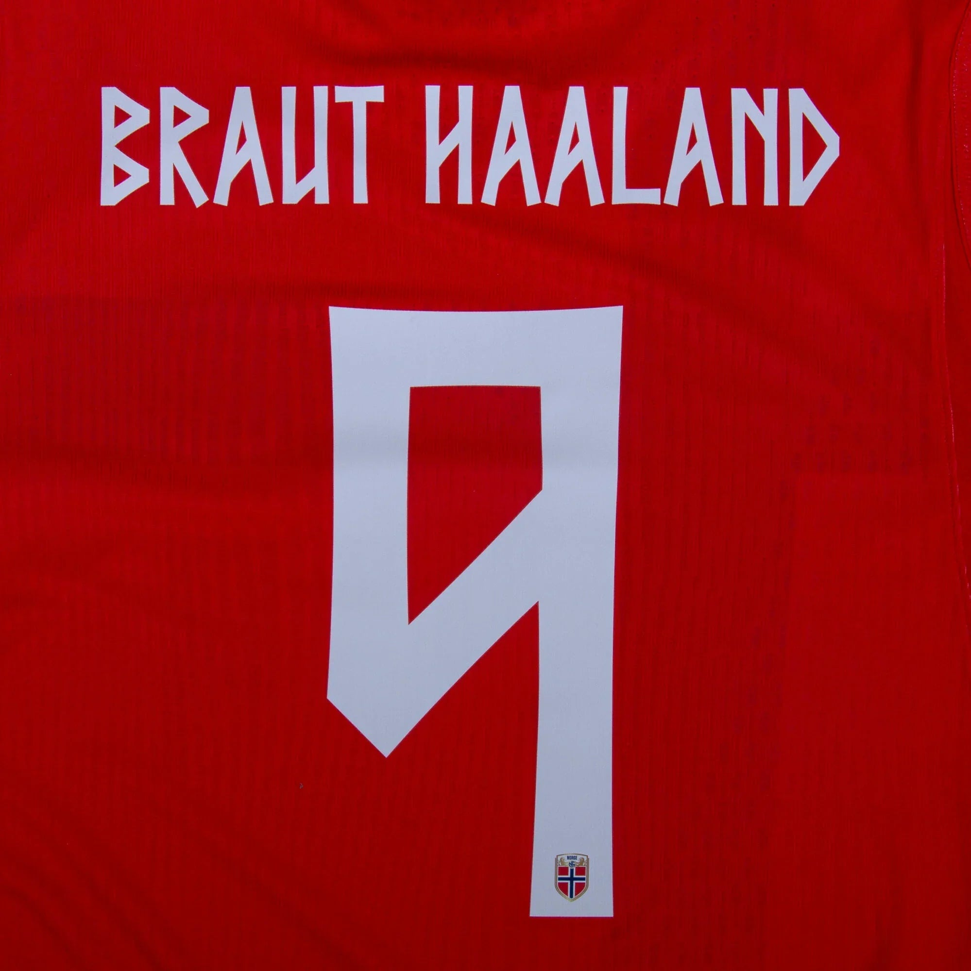Norway Aero-Fit Match Home Braut Haaland 9 Jersey 2026-2027 (Official Printing)