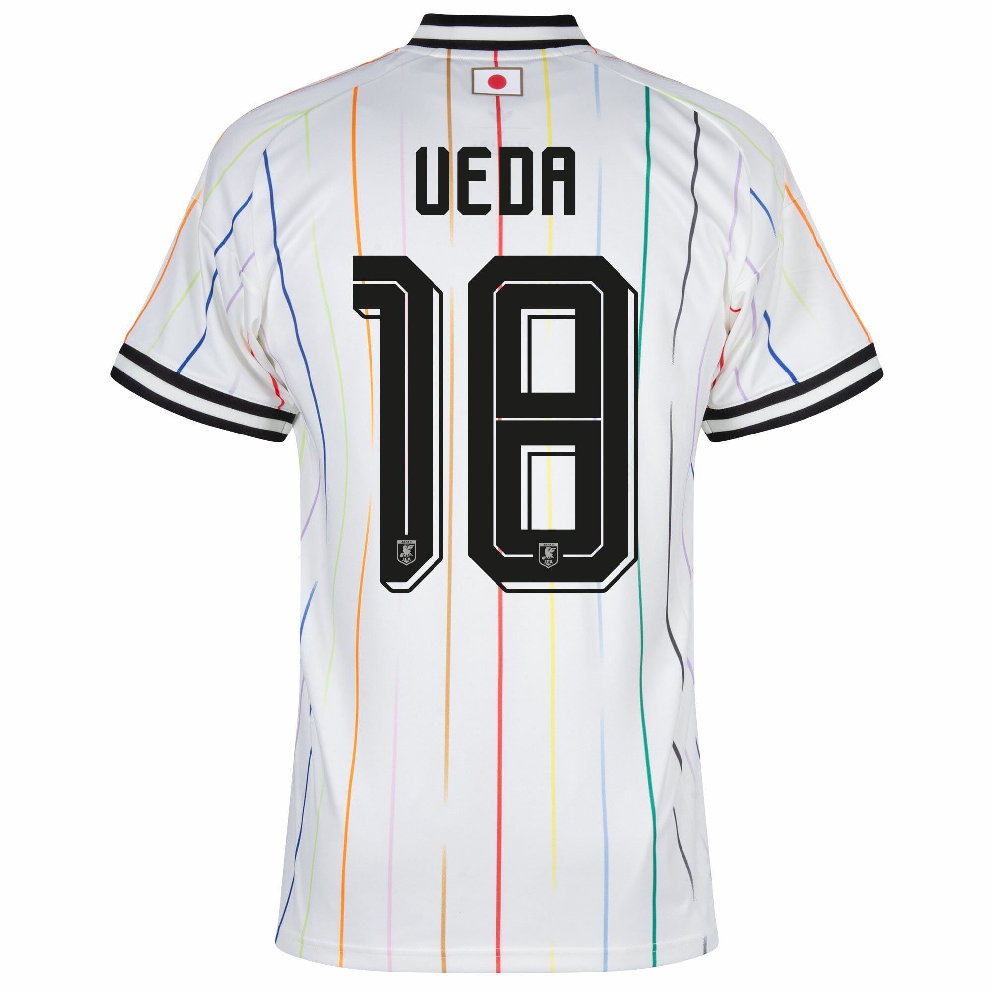 Japan Away Fan Jersey Ueda 18 Shirt 2026-2027 (Official Printing) (Fan)