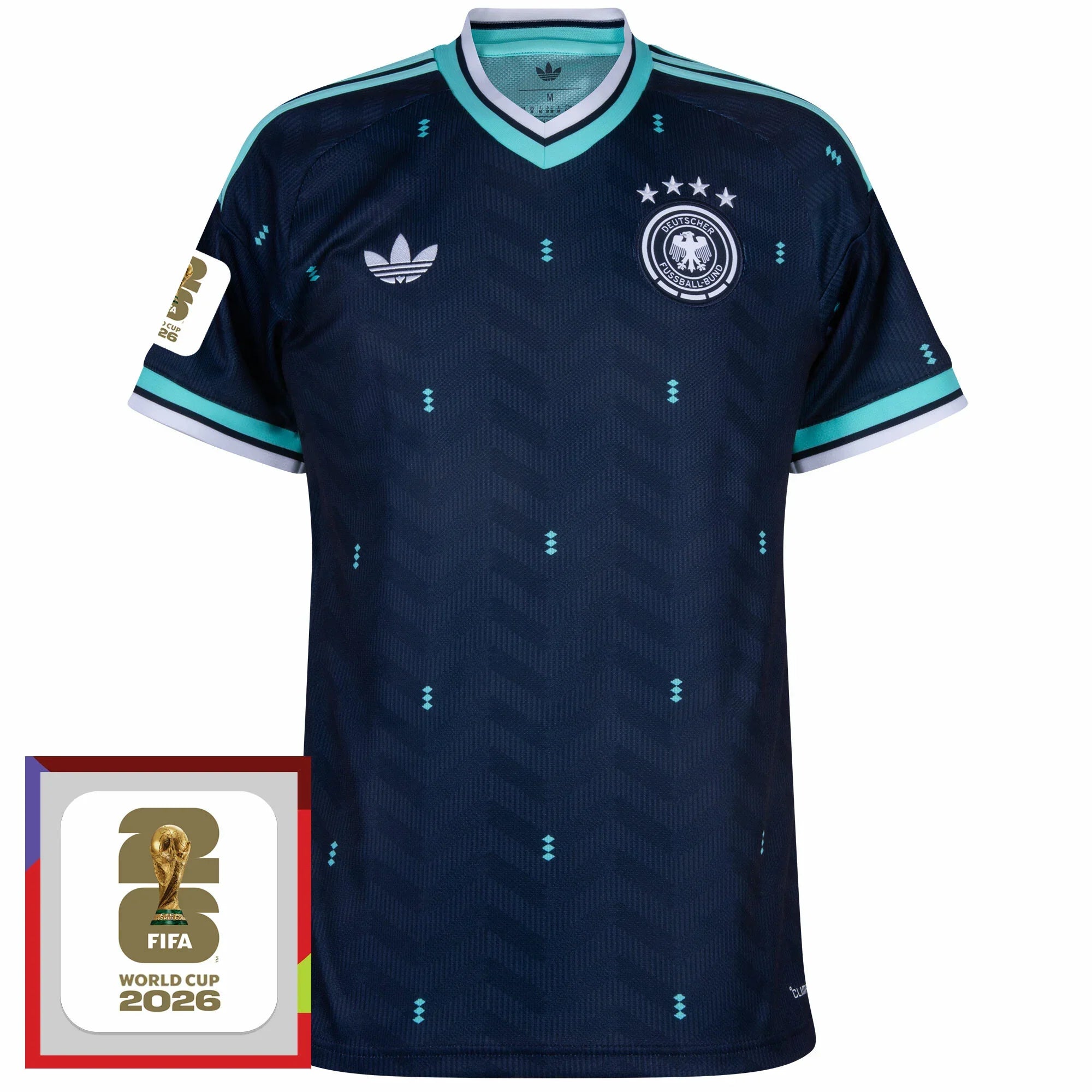 Germany Away Jersey 2026-2027 incl. FIFA World Cup 2026 Winners Edition Patch (Fan)