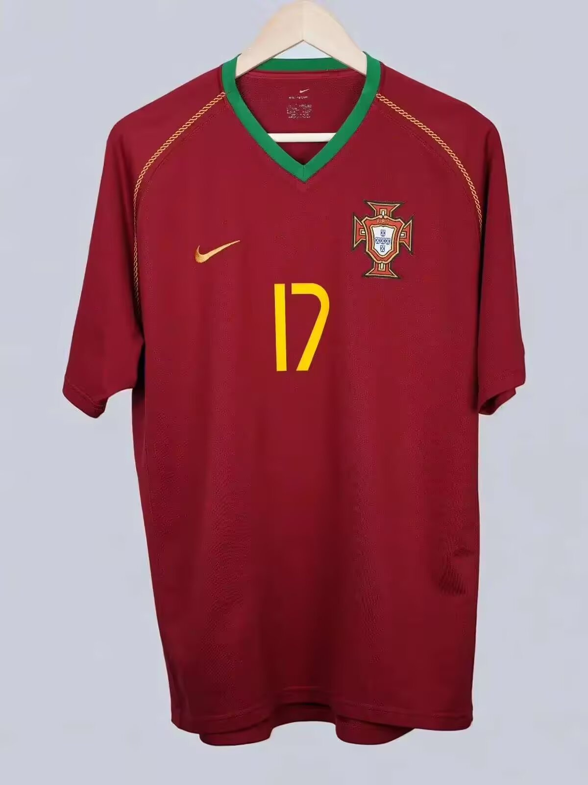 Portugal shirt Ronaldo's first World Cup 2006 #17
