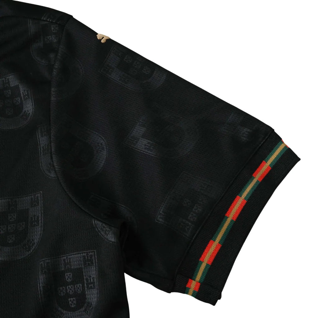 Ronaldo #7 Portugal "Black Panther" Long-Sleeve Jersey (Player Version)