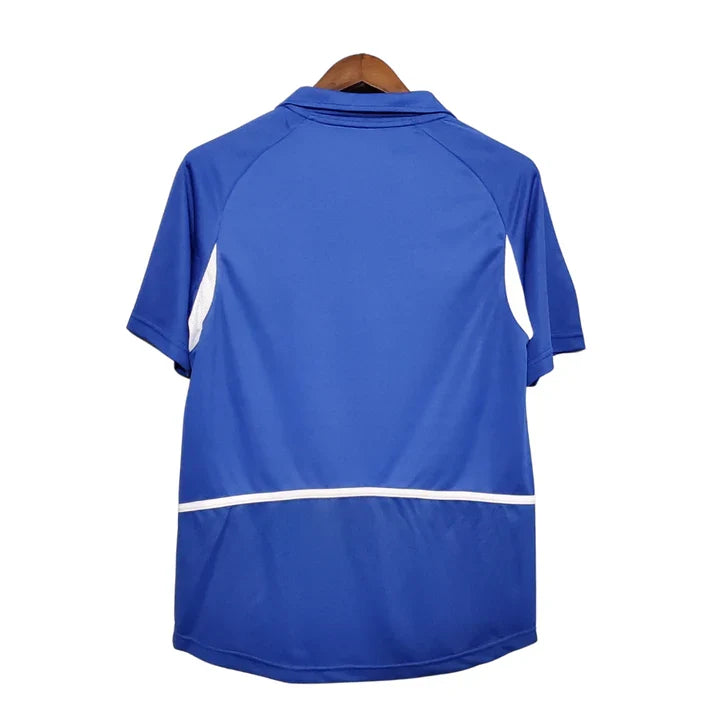 Brazil National Team 2002 Retro Away Jersey - Blue