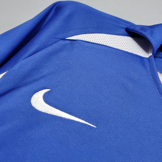 Brazil National Team 2002 Retro Away Jersey - Blue