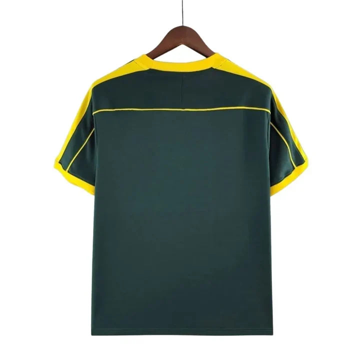 Brazil 1998 Retro Goalkeeper Soccer Jersey - Dark Green