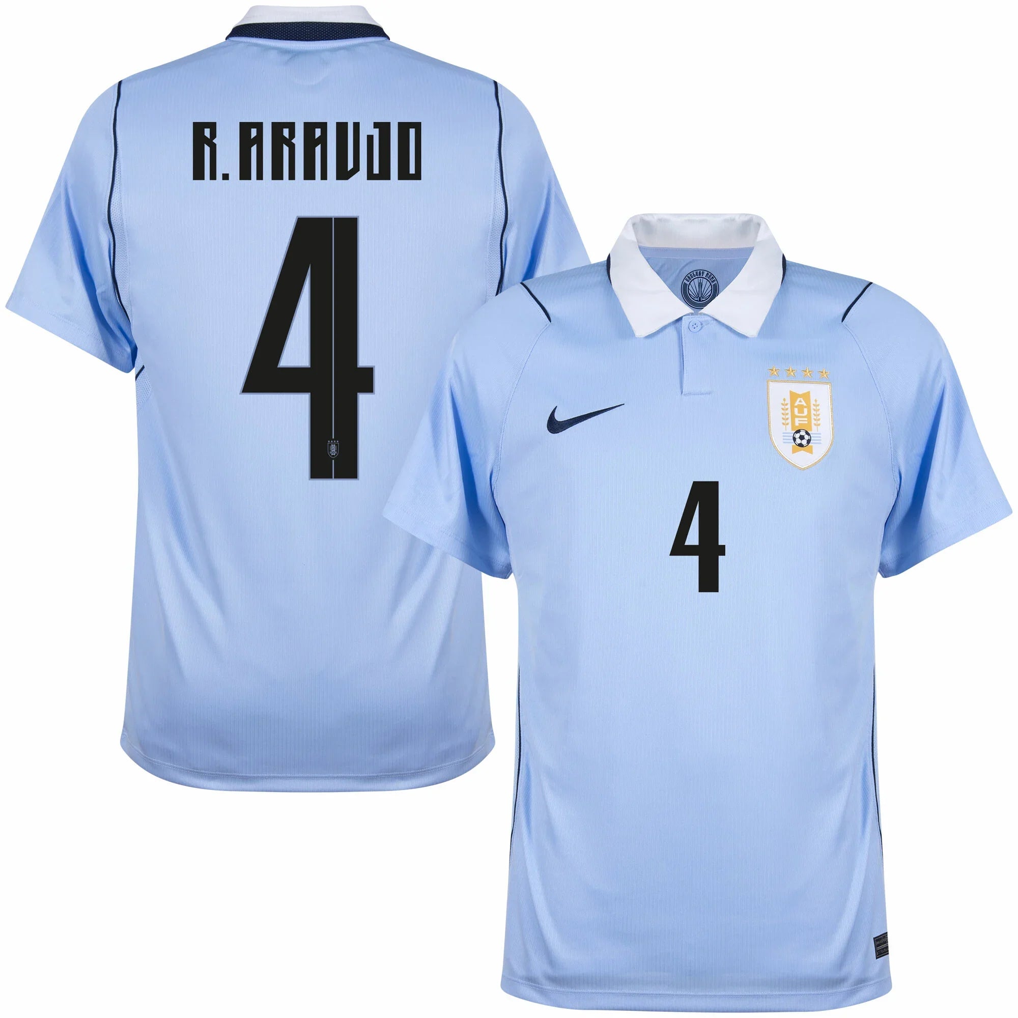 Uruguay Home R. Araujo 4 Jersey 2026-2027 (Fan Style Printing)