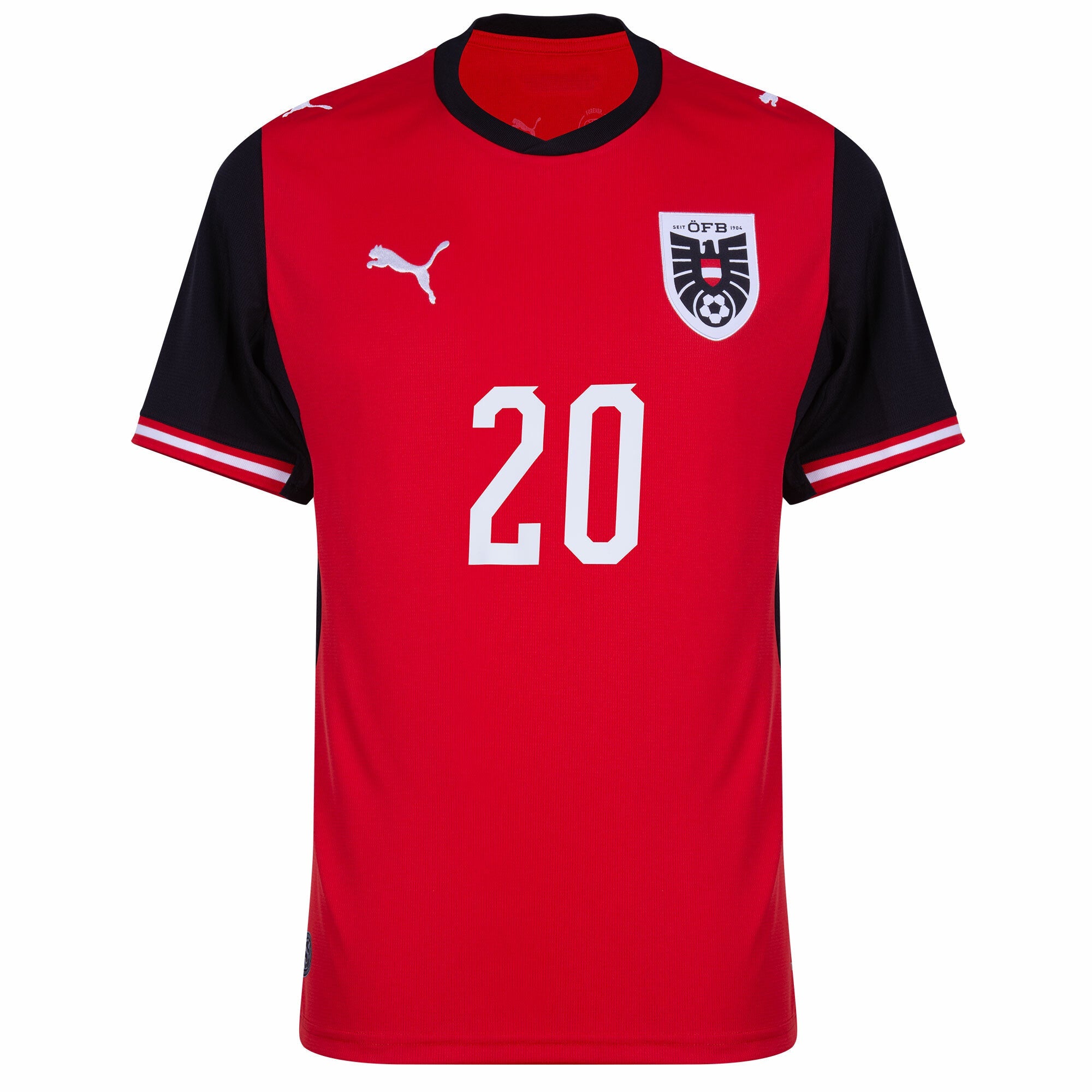 Austria Home Laimer 20 Jersey 2026-2027 (Official Printing) (Fan)