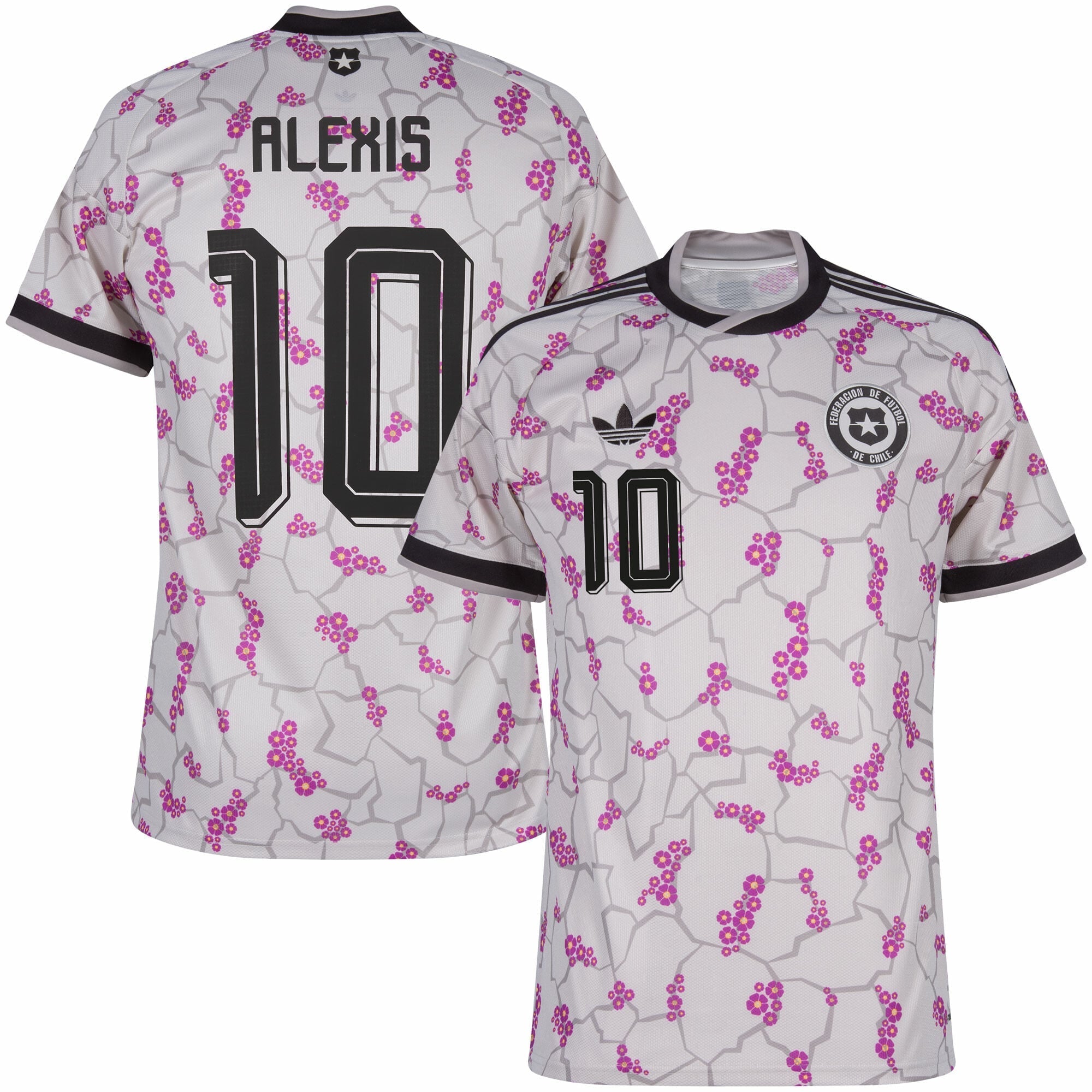 Chile Away Fan Jersey Alexis 10 Shirt 2026-2027 (Official Printing) (Fan)