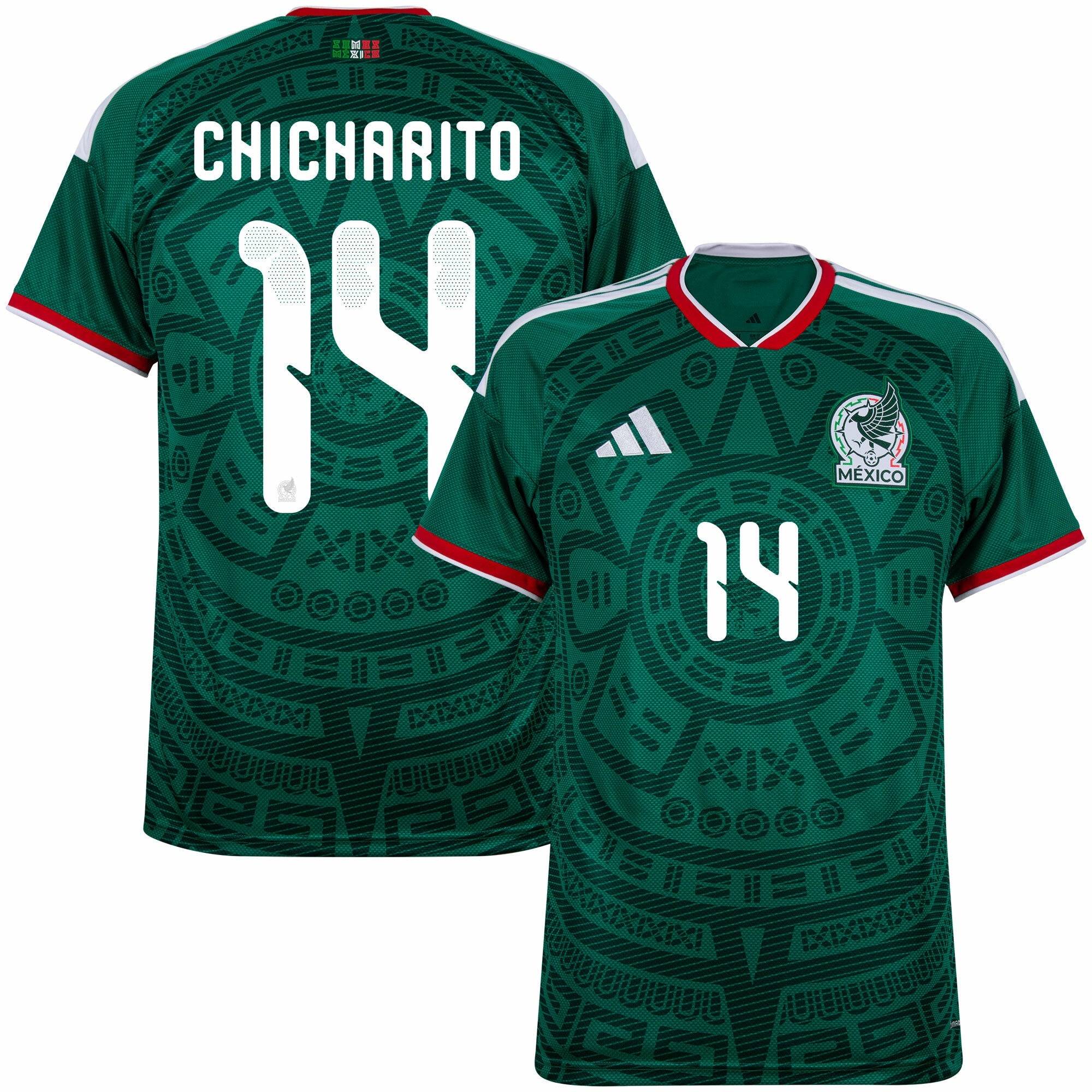 Mexico Home Chicharito 14 Jersey 2026-2027 (Official Printing)