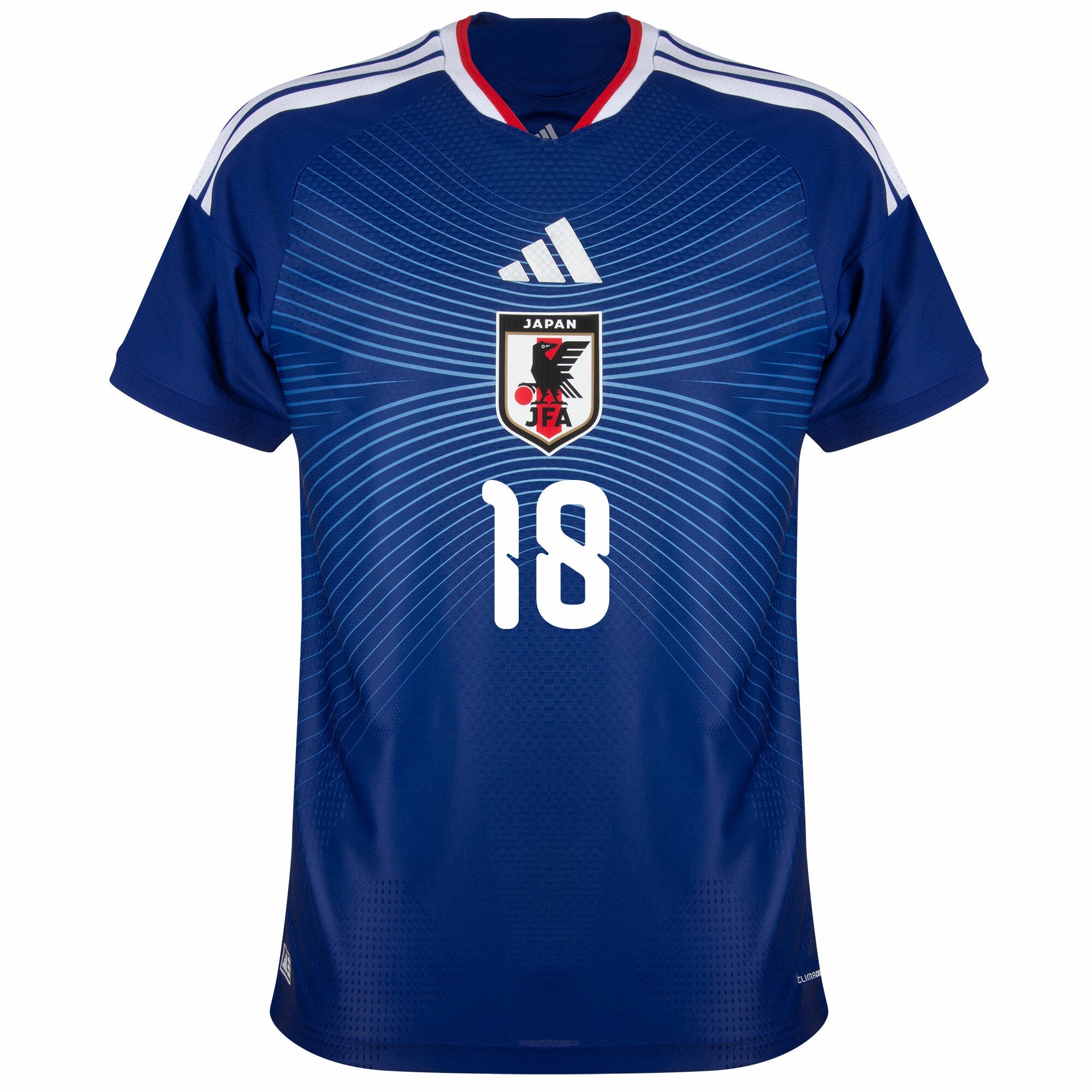 Japan Authentic Home Ueda 18 Jersey 2026-2027 (Official Printing)