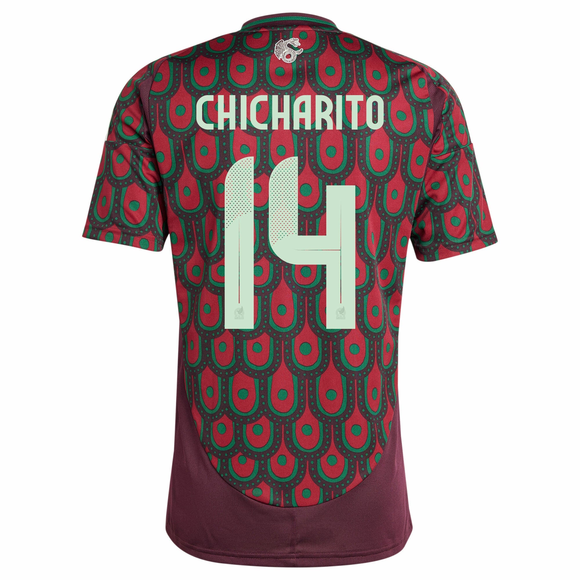 Mexico Home Chicharito 14 Jersey 2024-2025 (Official Printing)