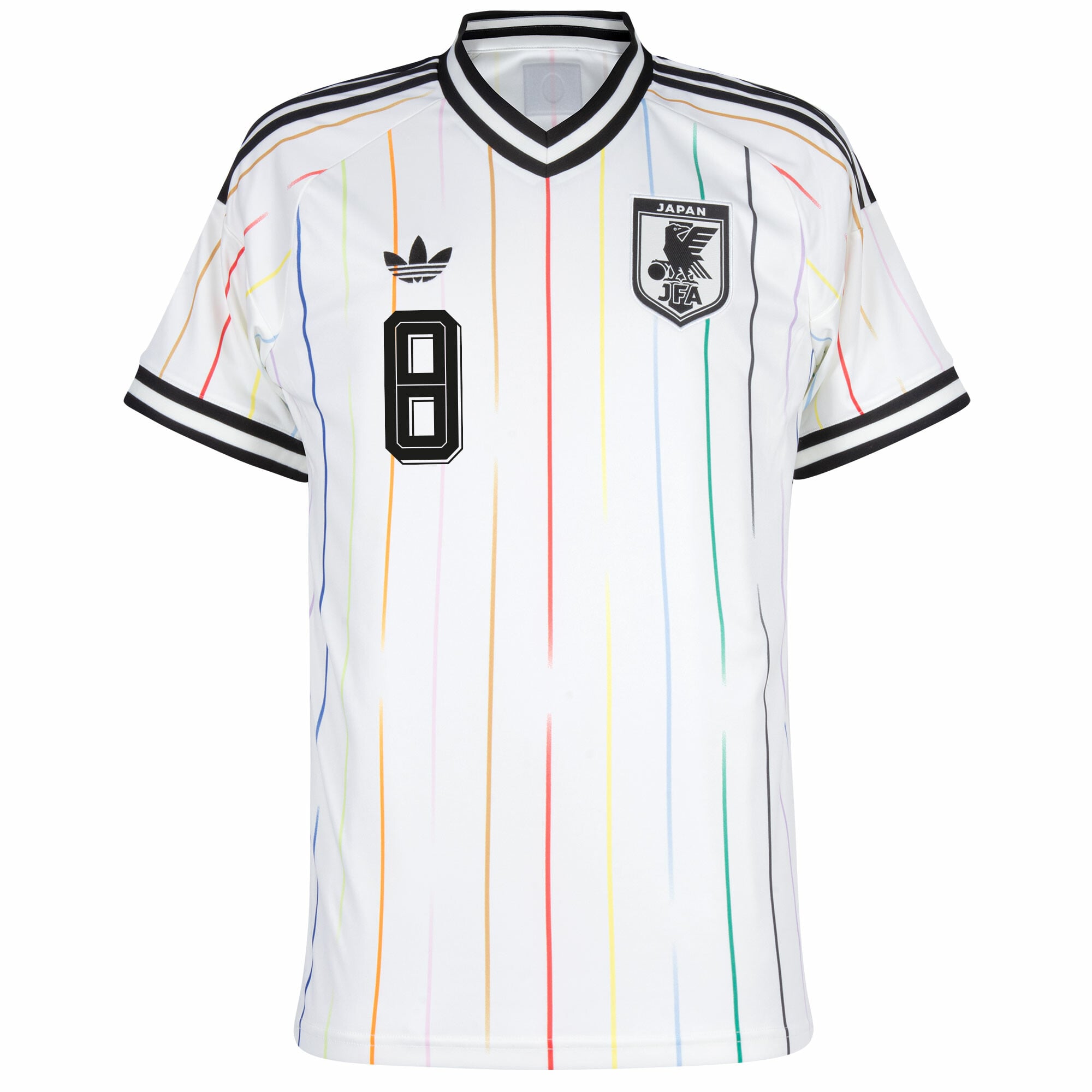 Japan Away Fan Jersey Minamino 8 Shirt 2026-2027 (Official Printing) (Fan)