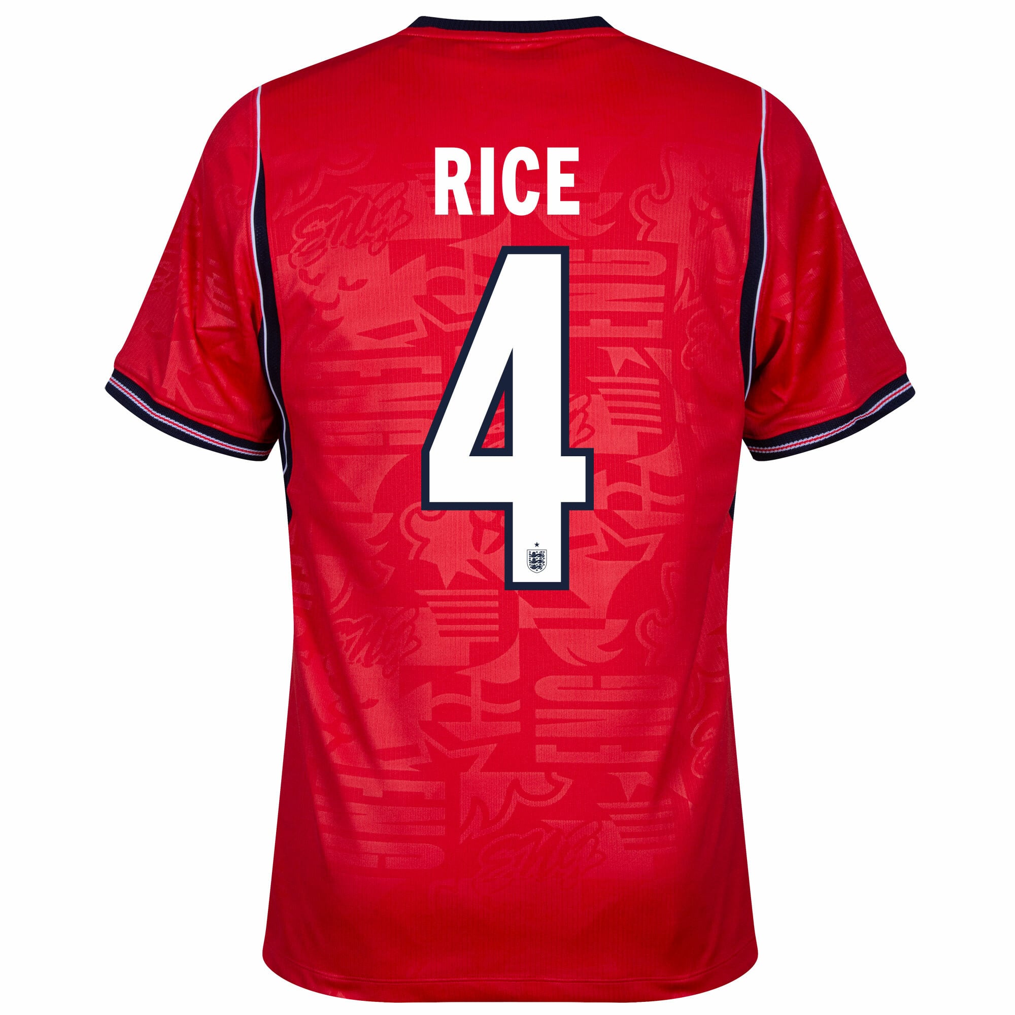 England Away Fan Jersey Rice 4 Shirt 2026-2027 (Official Printing)