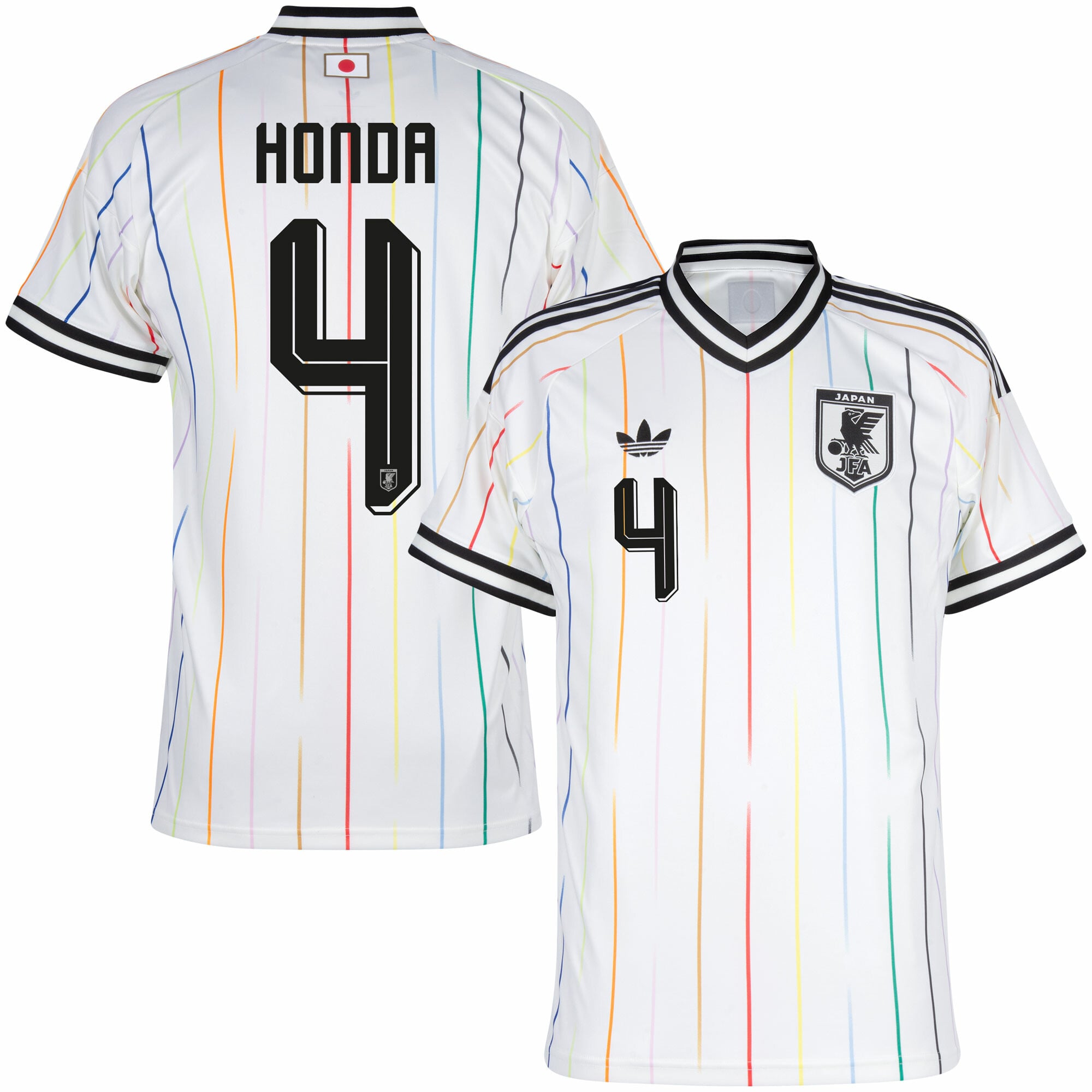 Japan Away Fan Jersey Honda 4 Shirt 2026-2027 (Official Printing) (Fan)