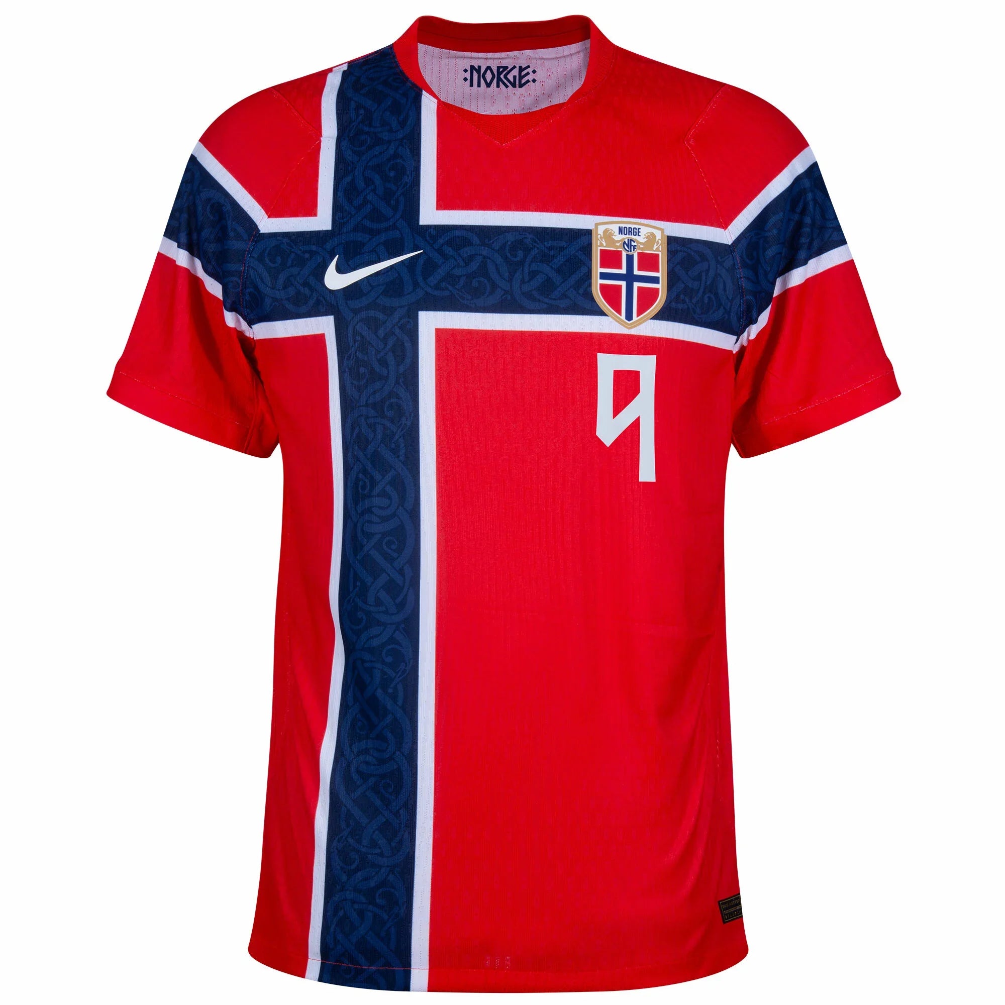 Norway Aero-Fit Match Home Braut Haaland 9 Jersey 2026-2027 (Official Printing)
