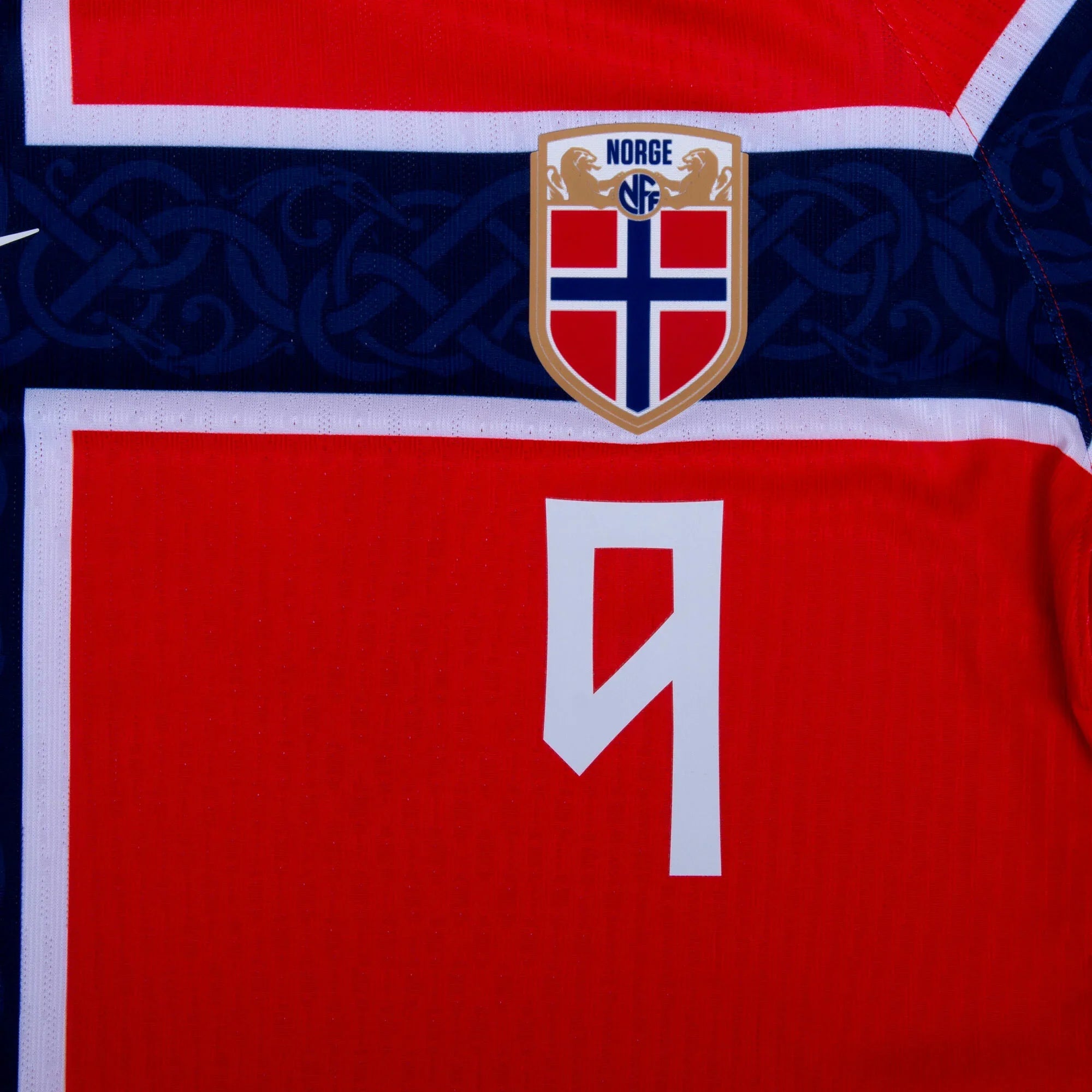 Norway Aero-Fit Match Home Braut Haaland 9 Jersey 2026-2027 (Official Printing)